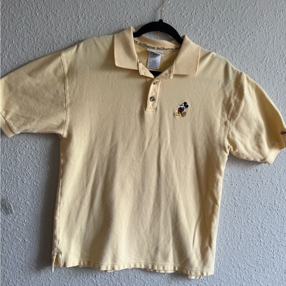 Men’s Disney Cream Polo Shirt with Embroidered Logo Size P - Picture 2 of 9